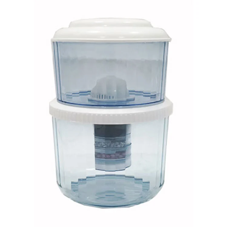 Bouteille avec filtre à charbon actif minéral de 12 L